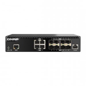 Switch zarządzalny QNAP QSW-M3212R-8S4T 4x 10GbE RJ45 8x 10GbE SFP+