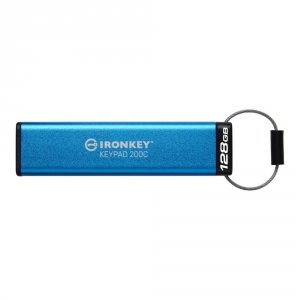 Pendrive Kingston IronKey Keypad 200C 128GB USB 3.2 Gen 1 Type-C