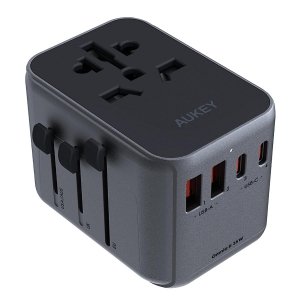 Ładowarka podróżna Aukey PA-TA07 EU/US/UK/AUS, DC, PD 35W