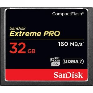 OUTLET: Karta pamięci Compactflash SanDisk Extreme PRO 32GB 160/150 MB/s - OTW OPAK