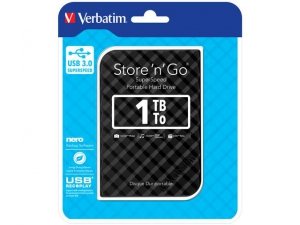 Dysk zewnętrzny Verbatim 1TB Store 'n' Go 2.5&quot; 5400 USB 3.0 czarny