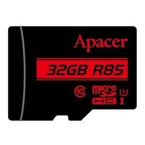 OUTLET: Karta pamięci microSDHC Apacer R85 32GB (85/10 MB/s) Class 10 U1 - USZ OPAK