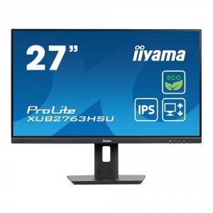 Monitor iiyama 27&quot; ProLite XUB2763HSU-B1 IPS 100Hz HDMI DP 2xUSB-A USB-B głośniki
