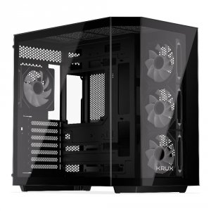 Obudowa KRUX Empero ATX, z oknem, bez zasilacza, czarna