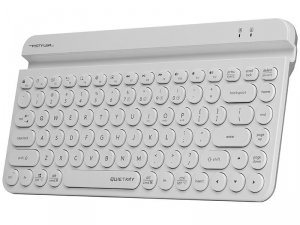 Klawiatura bezprzewodowa mini A4Tech FSTYLER FBK30 White 2.4GHz+BT (Silent)