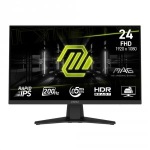 OUTLET: Monitor MSI 23,8" MAG 244F Rapid IPS FHD 200Hz HDMI DP - USZ OPAK