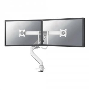 Uchwyt biurkowy na dwa monitory Neomounts DS75-450WH2 17&quot;-32&quot;
