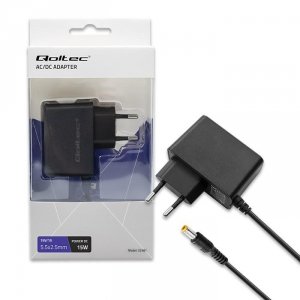 Zasilacz sieciowy Qoltec wtyczkowy 15W | 15V | 1A | 5.5*2.5