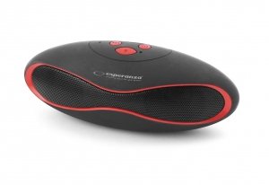 Głośnik Bluetooth Esperanza &quot;Trival&quot; czarno-czerwony