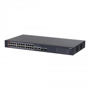 Switch zarządzalny Dahua CS4228-24GT-375 24x1GbE 2x1GbE uplink 2xSFP uplink PoE 375W
