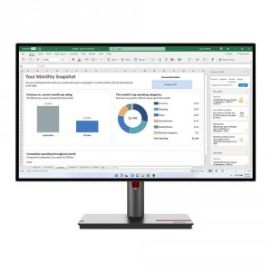 Monitor Lenovo 27&quot; ThinkVision P27h-30 (63A1GAT1EU) IPS QHD 60Hz HDMI 2xDP HUB RJ45