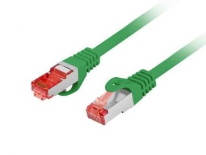 Patchcord Lanberg S/FTP kat.6 2m LSZH CU fluke passed zielony