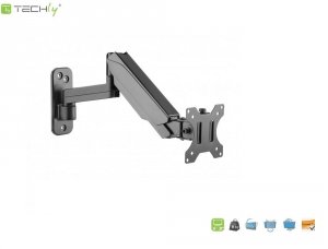 Uchwyt ścienny Techly 17&quot;-32&quot;, 8kg Sprężyna Gazowa