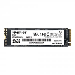 Dysk SSD Patriot P320 256GB M.2 2280 PCIe Gen3 x4 NVMe (2200/1200 MB/s)