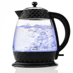 OUTLET: Czajnik elektryczny Eta Crystal black szkło 315490000 - USZ OPAK