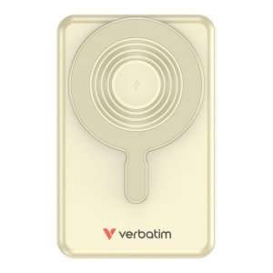 Powerbank Verbatim Charge 'n' Go 2C Display Magnetic Wireless 10000mAh 3xUSB-C PD 3.0 QC 3.0 Złoty