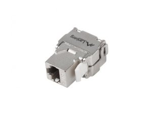 Moduł Keystone Lanberg gniazdo RJ45 -&gt; LSA beznarzędziowy FTP kat.6 180° do puszki montażowej