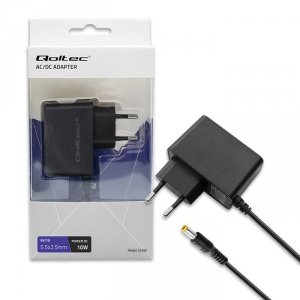 Zasilacz sieciowy Qoltec wtyczkowy 10W | 5V | 2A | 5.5*2.5