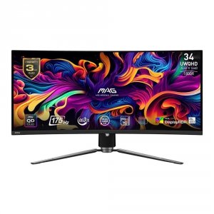 Monitor MSI 34&quot; MAG 341CQP QD-OLED 2xHDMI DP 4xUSB