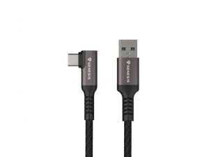 Kabel Genesis USB-C (M) -&gt; USB-A (M) 3.1 Gen 1 3M 5GB/S PD 15W VR Czarny