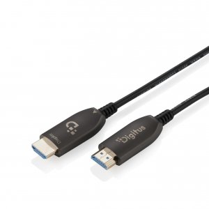 Kabel DIGITUS połączeniowy hybrydowy HDMI AOC HDMI-A męski-męski HDMI 2.1 UHD-2 8K@60Hz 48Gbps HDR, eARC, HDCP 2.2, CEC 60m