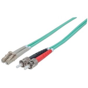Światłowód krosowy TechlyProPro ST-LC duplex 50/125 OM3, MM 5m