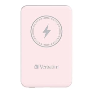 Powerbank Verbatim Charge 'n' Go Magnetic Wireless 10000mAh USB-C PD 3.0 Pink