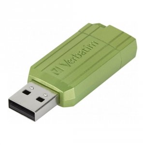 Pendrive Verbatim PinStripe USB Drive 64GB USB 2.0 Eukaliptusowy Zielony