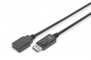 OUTLET: Przedłużacz DisplayPort DIGITUS 1.2 M/F 2m - OTW OPAK