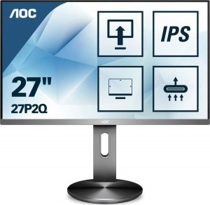 Monitor AOC 27&quot; 27P2Q VGA DVI HDMI DP 4xUSB 3.1 głośniki