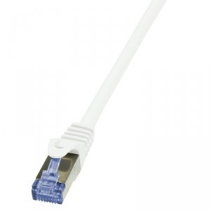 Patchcord LogiLink CQ3061S Cat.6A S/FTP 3m biały