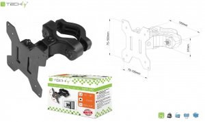 OUTLET: Uchwyt na słup Techly 13"-30", 10kg obrotowy - OTW OPAK