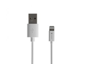 Kabel Natec Prati Lightning / iPhone -&gt; USB-A 2m MFI Biały