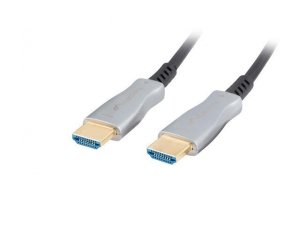 OUTLET: Kabel HDMI Lanberg M/M v2.0 80m czarny optyczny AOC - OTW OPAK