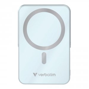 Powerbank Verbatim Charge 'n' Go Magnetic Wireless with Stand 10000mAh USB-C PD 3.0 Blue