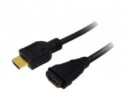 Kabel LogiLink CH0057 HDMI A 19-pin (M)&gt;HDMI A 19-pin (F)
