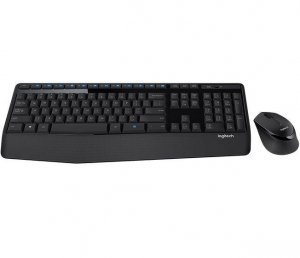 OUTLET: Zestaw bezprzewodowy klawiatura + mysz Logitech Wireless Combo MK345 czarny - USZ OPAK