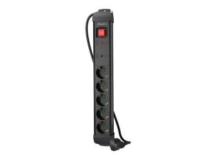 Listwa zasilająca Lanberg SP1 3m 5x 230V Schuko czarna