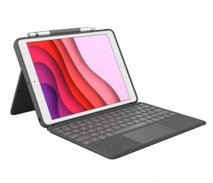 Etui Logitech do iPada (7th gen) COMBO TOUCH z klawiaturą grafitowe 10,5&quot;