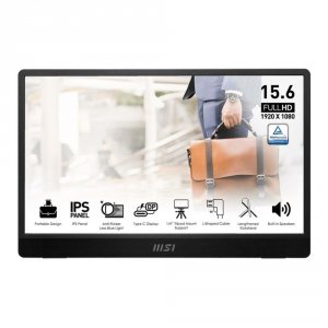 Monitor MSI 15,6&quot; PRO MP161 E2U IPS FHD 60Hz MiniHDMI 2xUSB-C głośniki