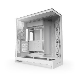 Obudowa NZXT H9 Flow (2025) Midi Tower z oknem biała