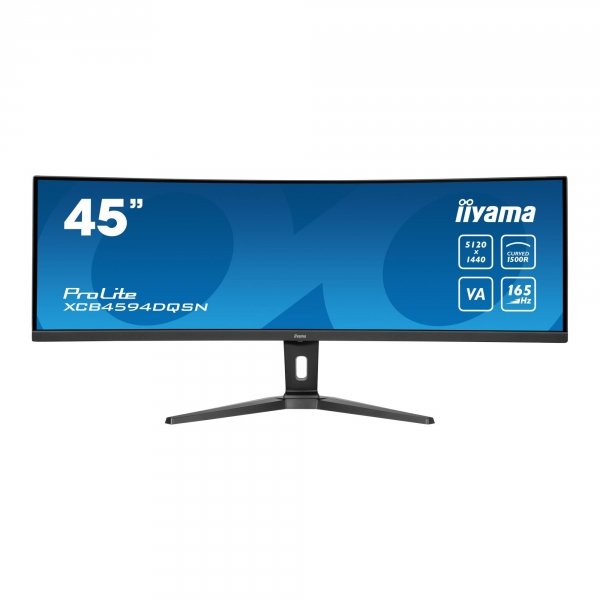 Monitor iiyama 44,5&amp;quot; ProLite XUB2595WSU-B5 VA DQHD 165Hz 2xHDMI DP HUB RJ45 głośniki