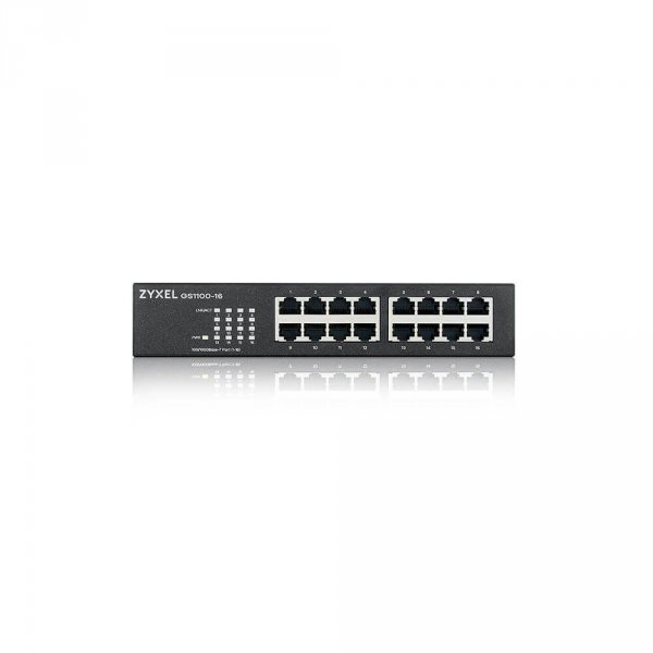 Switch niezarządzalny Zyxel GS1100-16 v3 16x10/100/1000 Mbps