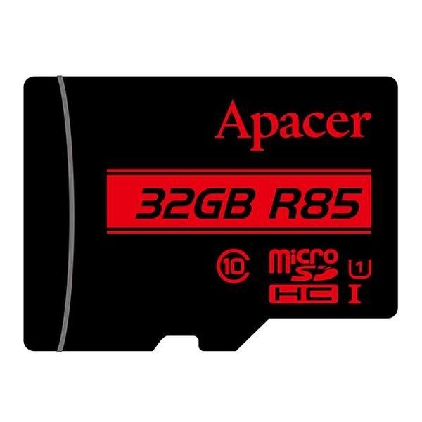 OUTLET: Karta pamięci microSDHC Apacer R85 32GB (85/10 MB/s) Class 10 U1 - USZ OPAK