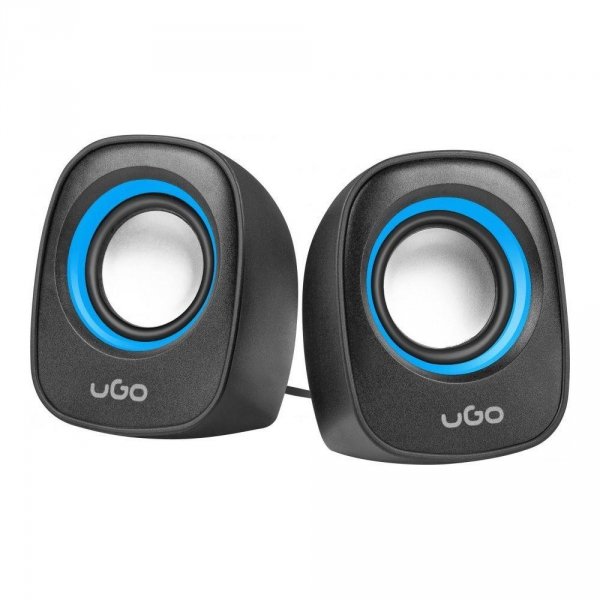 Głośniki UGO Tamu S100 2.0 2x 3W USB, Mini Jack niebieskie