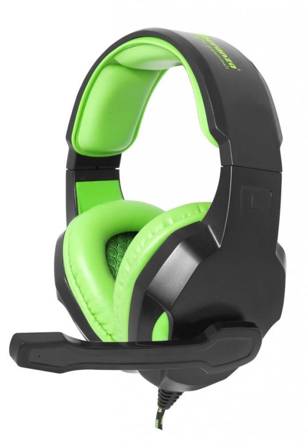 Słuchawki z mikrofonem Esperanza &amp;quot;Cobra&amp;quot; Gaming czarno-zielone