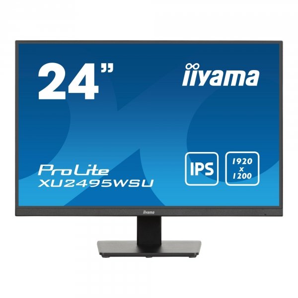 Monitor iiyama 24,1&amp;quot; ProLite XU2495WSU-B7 IPS WUXGA 75Hz HDMI DP HUB głośniki