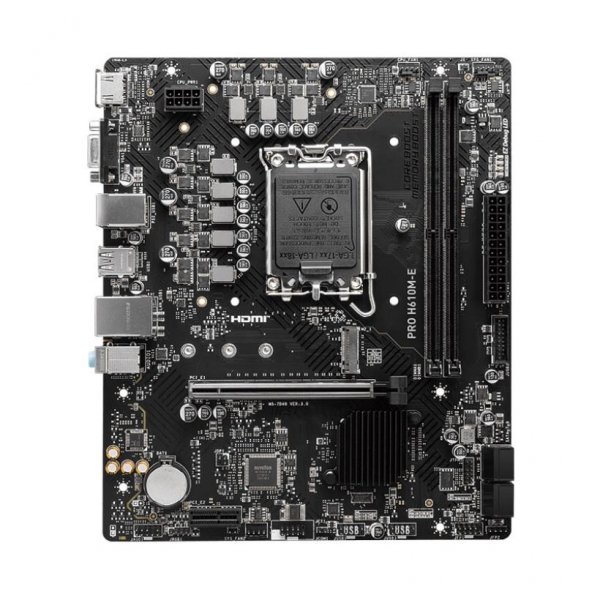 Płyta MSI PRO PRO H610M-E /H610/DDR5/SATA3/M.2/USB3.0/PCIe4.0/s.1700/mATX