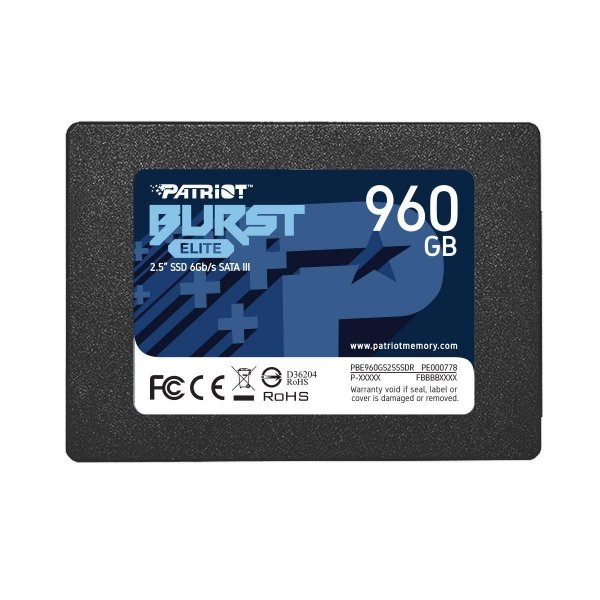 Dysk SSD Patriot Burst Elite 960GB SATA3 2,5&amp;quot; (450/320 MB/s) 7mm