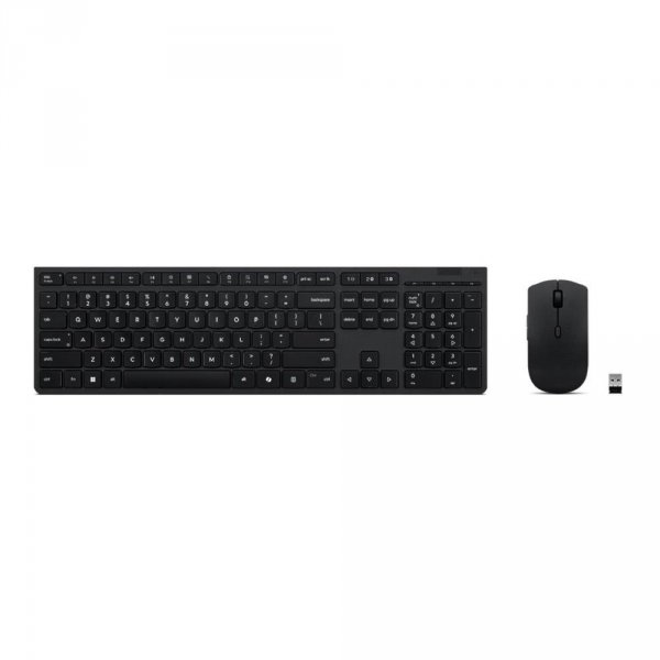 Zestaw klawiatura + mysz Lenovo Professional Wireless Rechargeable Combo czarny